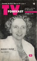 Chicago TV Forecast September 27, 1952